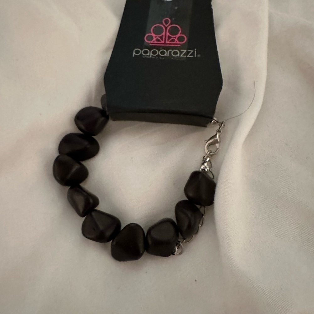 Paparazzi Midnight Black Bracelet